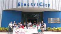 Group photo in front of “ElectriCity”